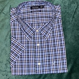 Nautica Wrinkle Resistant Shirt With Tag- 3XL
